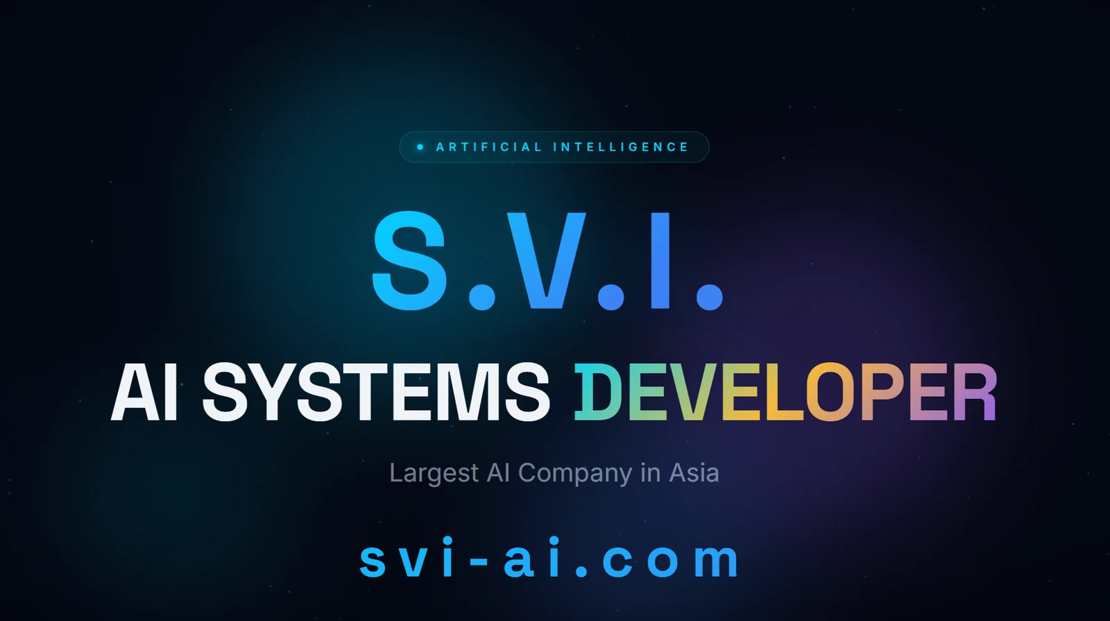 Разработчик AI-систем (SVI Corporation)